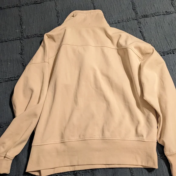 Old Navy Off-White Zip-Up Sweatshirt - Picture 3 of 3